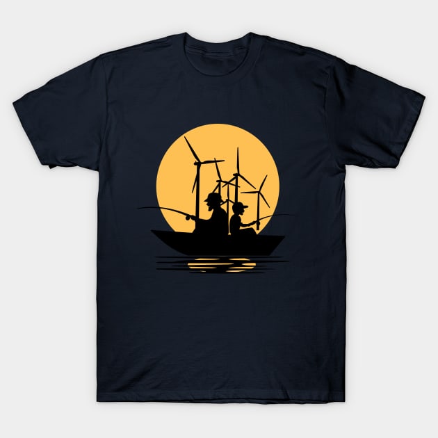 Fishing therapy T-Shirt by BishBashBosh